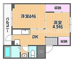 ヴィラナリー国ケ原2号棟  ｜ 岡山県岡山市北区御津国ケ原（賃貸マンション2K・1階・34.00㎡） その2