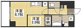 岡山県岡山市北区表町3丁目（賃貸マンション1LDK・1階・29.00㎡） その2