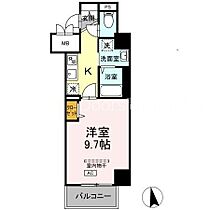 岡山県岡山市北区大学町（賃貸マンション1K・6階・32.03㎡） その2