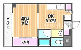 樹宝マンション  ｜ 岡山県岡山市北区幸町（賃貸マンション1DK・4階・30.00㎡） その2