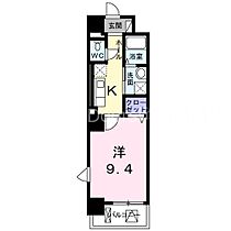 岡山県岡山市北区富田町2丁目（賃貸マンション1K・5階・31.88㎡） その2