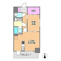 岡山県岡山市北区富田町2丁目（賃貸マンション1LDK・13階・36.72㎡） その2