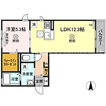 岡山県岡山市北区桑田町（賃貸アパート1LDK・1階・44.17㎡） その2