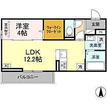 岡山県岡山市北区西長瀬（賃貸アパート1LDK・2階・41.86㎡） その2