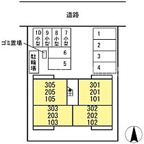 岡山県岡山市北区西長瀬（賃貸アパート1LDK・3階・41.86㎡） その4