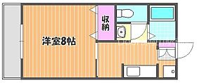 岡山県岡山市北区広瀬町（賃貸アパート1K・1階・27.08㎡） その2