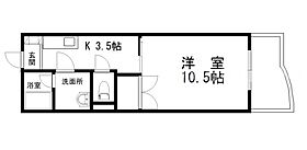 岡山県岡山市北区北長瀬表町3丁目（賃貸マンション1K・3階・35.00㎡） その2