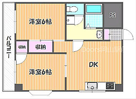 スプランドゥール野田屋町  ｜ 岡山県岡山市北区野田屋町2丁目（賃貸マンション2LDK・7階・46.00㎡） その2