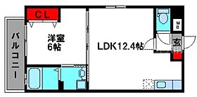 岡山県岡山市南区豊成1丁目（賃貸マンション1LDK・2階・41.23㎡） その2