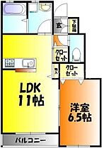 岡山県岡山市南区新保（賃貸アパート1LDK・1階・40.00㎡） その2