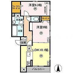 物件の間取り