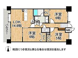 間取図画像 3LDK