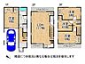 間取り：収納が充実した広々4LDKです。日当たり、通風良好です。