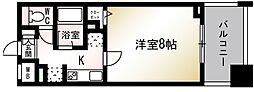 アンシャンテ朝霞 1Kの間取図画像