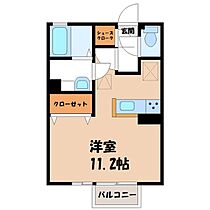 ディアコート エヌ II  ｜ 栃木県栃木市箱森町（賃貸アパート1R・1階・29.25㎡） その2