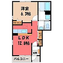 ルーチェ・I  ｜ 茨城県結城市大字結城（賃貸アパート1LDK・1階・46.49㎡） その2