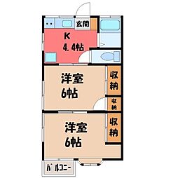 舘野コーポ 2階