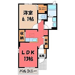 JR水戸線 結城駅 徒歩12分 1階/-