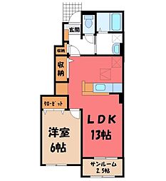 アンジュ・ブローテ Ａ 1階