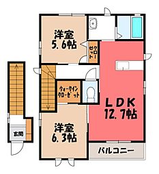 メゾン・リーヴC 2階