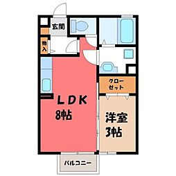 JR東北本線 石橋駅 徒歩3分