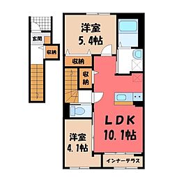 エアル―ムシノ 2階/-