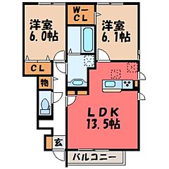 物件の間取り