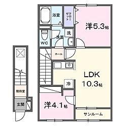 アンバー 2階