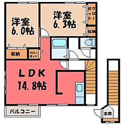 カメリア A 2階