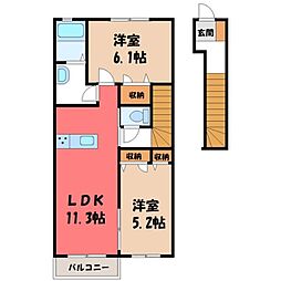 ラ・リヴィエール箱森 III 2階