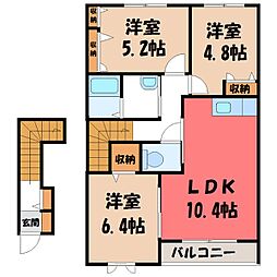 ディアコートみどり A 2階