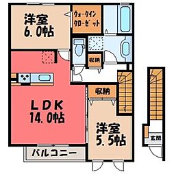 パセオ フロレスタ B 2階/-