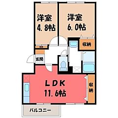物件の間取り