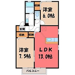 フローラ B 2階/-