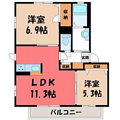 物件の間取り