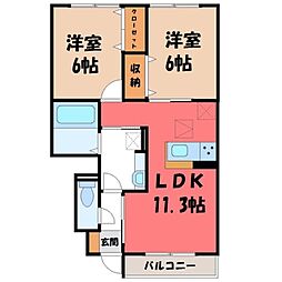 東武日光線 新大平下駅 徒歩24分