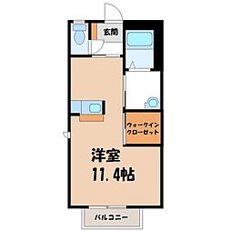 JR水戸線 下館駅 徒歩15分 2階/-