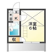 セザンヌP2  ｜ 愛知県豊橋市上地町（賃貸アパート1K・2階・15.20㎡） その2