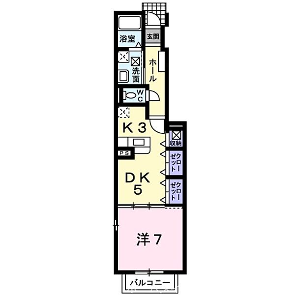 ウエスト　多米 ｜愛知県豊橋市多米西町1丁目(賃貸アパート1DK・1階・40.06㎡)の写真 その2