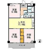 ヴィンテージ本多　I  ｜ 愛知県豊橋市花田町字越水（賃貸マンション3LDK・2階・65.34㎡） その2