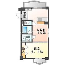 パラッツォJ＆I　21  ｜ 愛知県豊橋市曙町字若松（賃貸マンション1LDK・2階・40.00㎡） その2