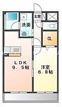 サングレイス  ｜ 愛知県豊橋市往完町字郷社東（賃貸アパート1LDK・1階・39.95㎡） その2