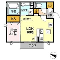 オアシス牛川II  ｜ 愛知県豊橋市牛川町字田ノ上（賃貸アパート1LDK・1階・35.27㎡） その2