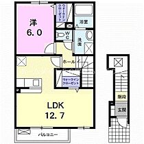 カーサフィオーレC  ｜ 愛知県豊橋市牟呂町字内田（賃貸アパート1LDK・2階・49.88㎡） その2