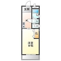 エスペレ  ｜ 愛知県豊橋市東幸町字大山（賃貸アパート1K・2階・26.93㎡） その2