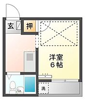 セザンヌ小鷹野  ｜ 愛知県豊橋市東小鷹野2丁目（賃貸アパート1R・1階・18.15㎡） その2