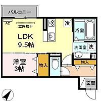 ヴィダ　フェリィス三番館  ｜ 愛知県豊橋市松井町字南新切（賃貸アパート1LDK・2階・34.76㎡） その2