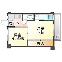 ビレッジハウス大岩　2号棟  ｜ 愛知県豊橋市大岩町字本郷（賃貸マンション2K・3階・28.98㎡） その2