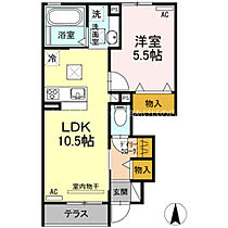 プランドールVII　A棟  ｜ 愛知県豊橋市下五井町沖田（賃貸アパート1LDK・1階・40.70㎡） その2