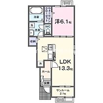 グレイス  ｜ 愛知県豊橋市東幸町字大山（賃貸アパート1LDK・1階・50.01㎡） その2